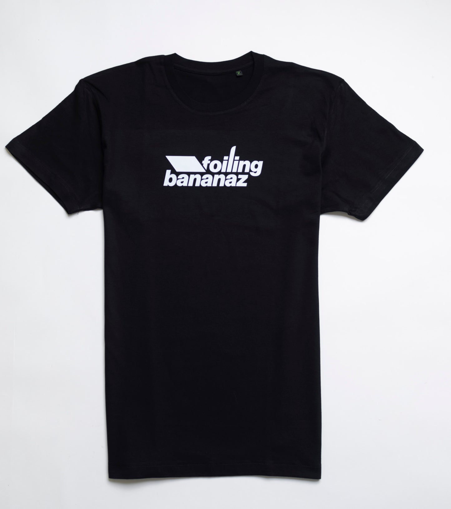 Black tee with Foiling Bananaz white logo